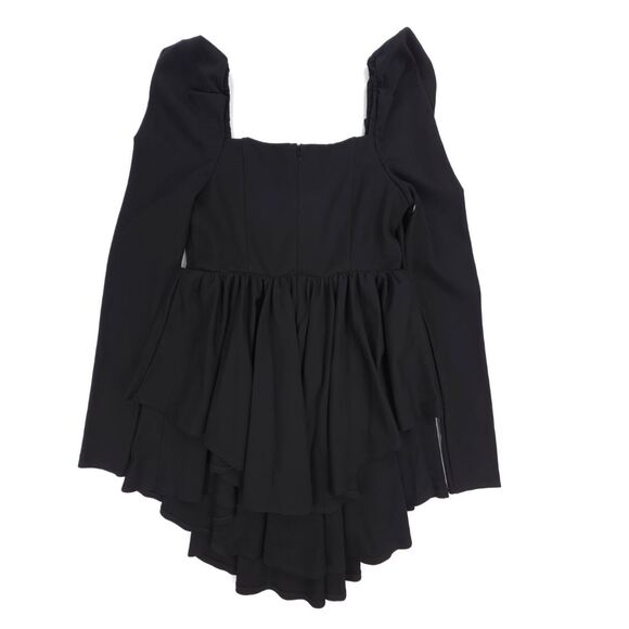 NEW Selkie Boleyn Dress Caviar Black Whimsigoth Coquette Lolita Romantic Goth 2X - Picture 5 of 6